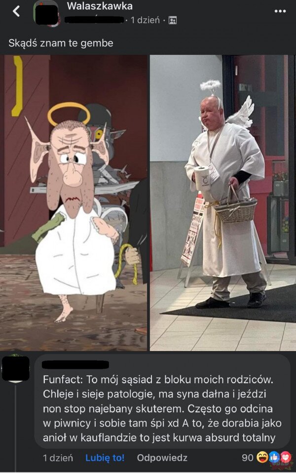 pół anioł pół dałn pół nieprawda