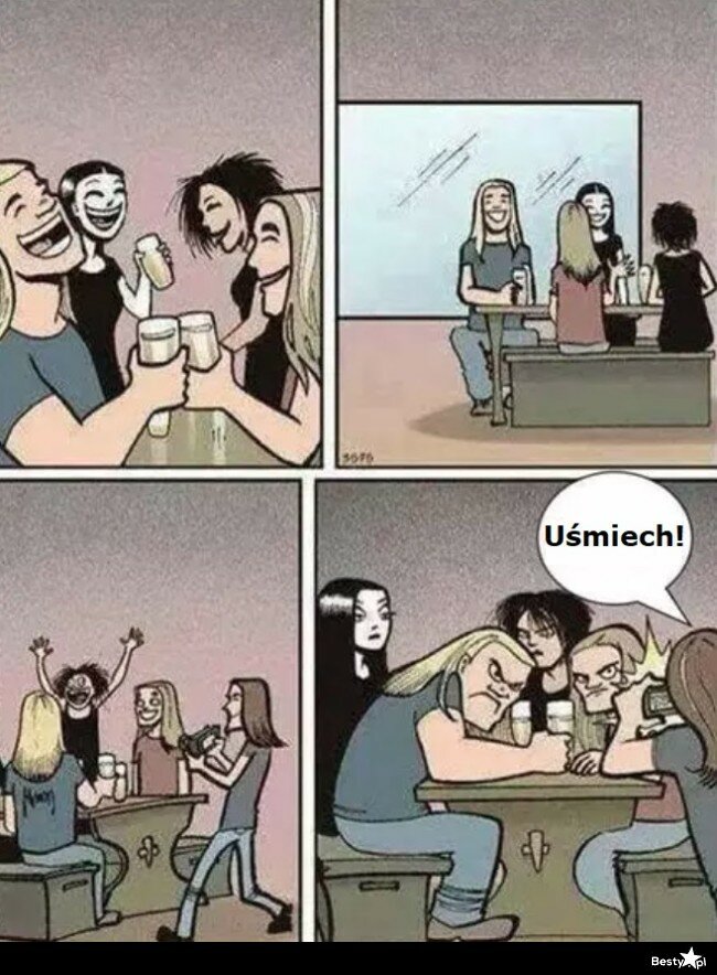 Wymuszony uśmiech